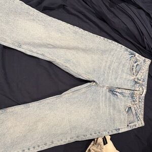 Zara Light Blue High Rise Women Jeans